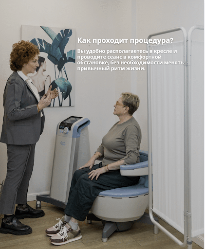 Кресло BTL Emsella в Израиле